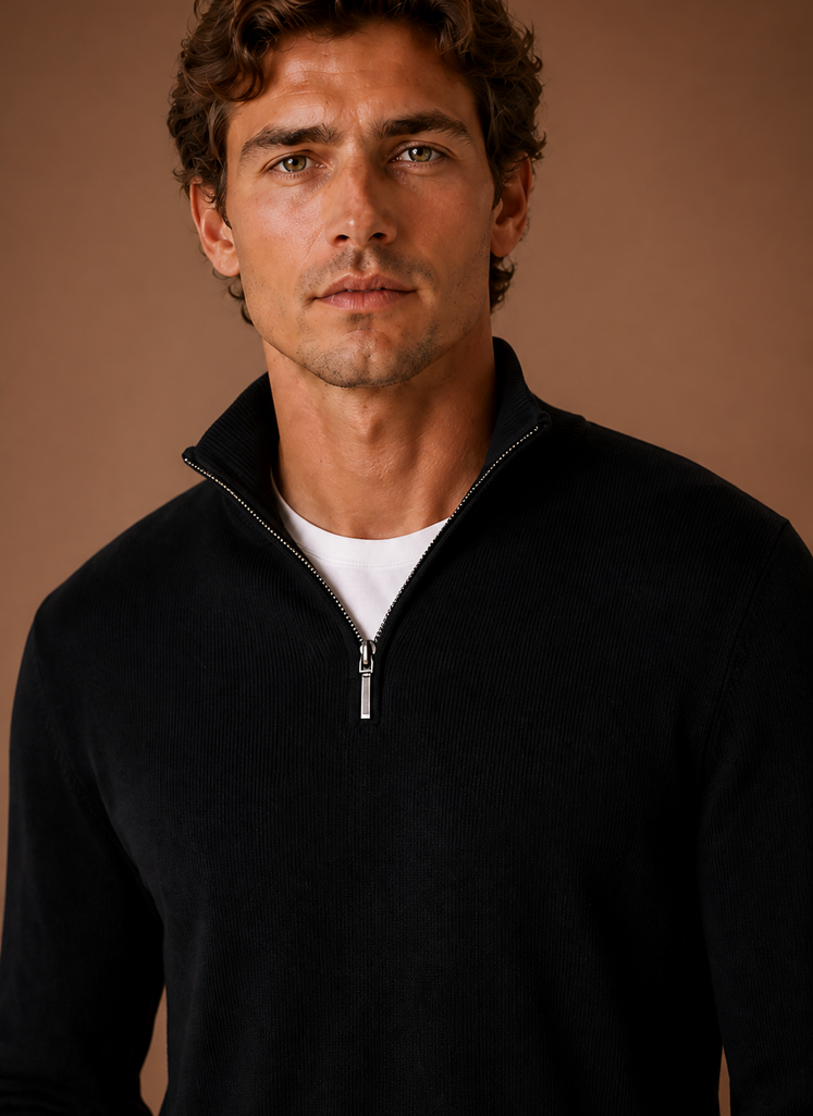 Men’s Quarter Zip Sweater | Areleon