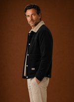 Men's Corduroy Sherpa Lined Winter Jacket | Areleon
