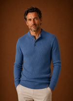 Men's Sweater Shirt - Pullover Knit Shirt | Areleon