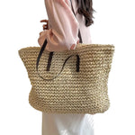 Laura Spacious Woven Beach Tote
