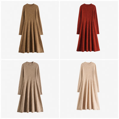 Pure Cashmere Flare Dress