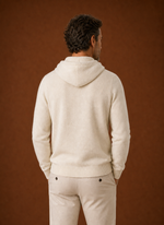 Men's Cashmere-Look Hooded Sweater - Knitted Pullover | Areleon