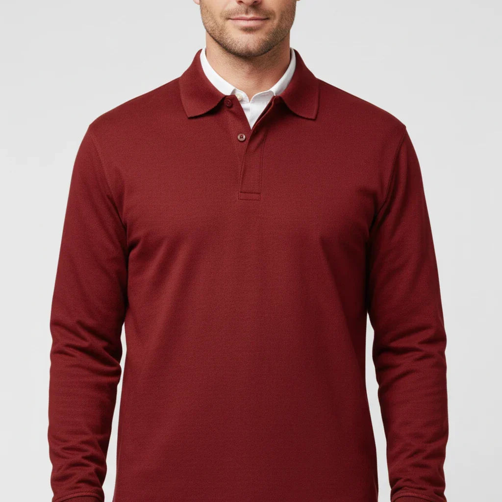 Bernd Classic Long-Sleeve Polo Shirt