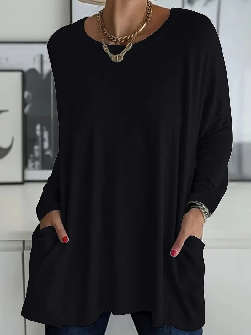 Selina Relaxed Long-Sleeve Top