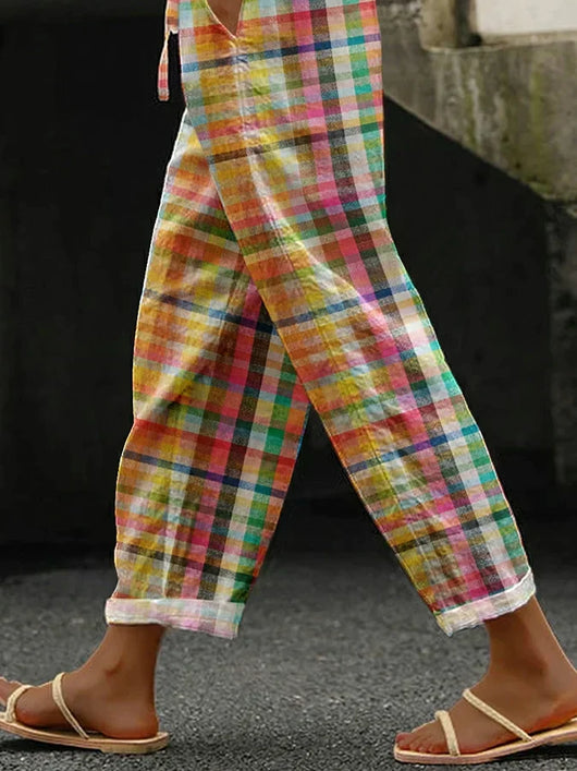 Valerie | Checkered Casual Pants