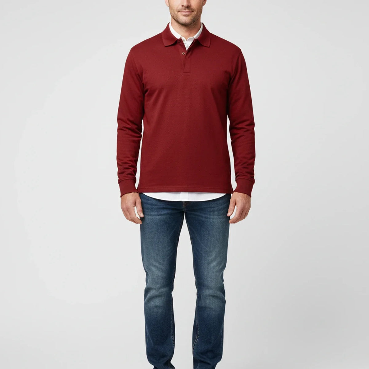Bernd Classic Long-Sleeve Polo Shirt