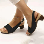 Katharina Block Heel Slingback Sandals