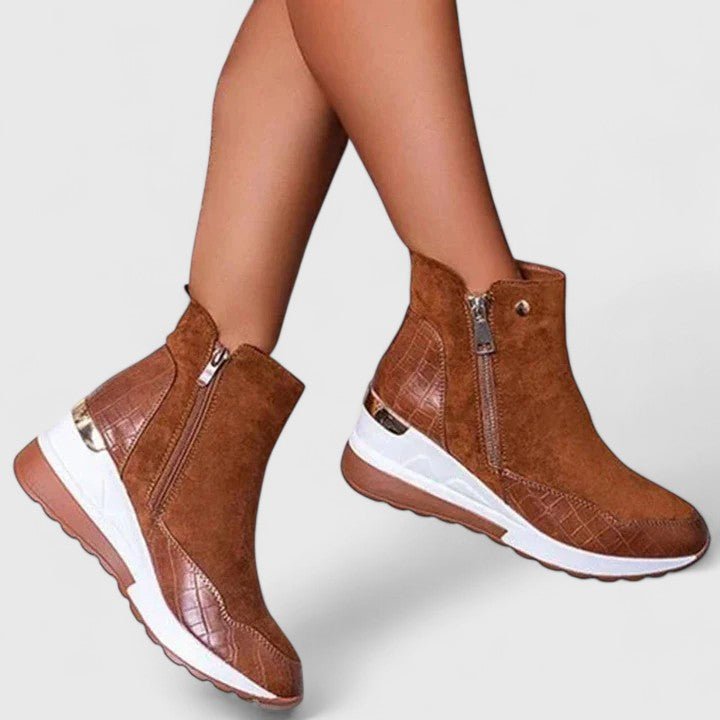 Nora Orthopedic Wedge Platform Ankle Boots