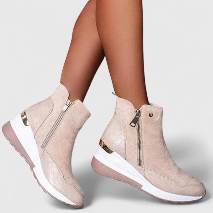 Nora Orthopedic Wedge Platform Ankle Boots