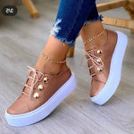 Clara Studded Orthopedic Platform Sneakers