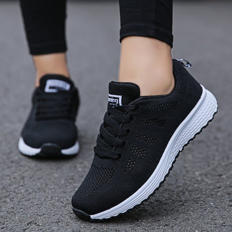 Leonie Orthopedic Lace-Up Sneakers with Breathable Knit Upper