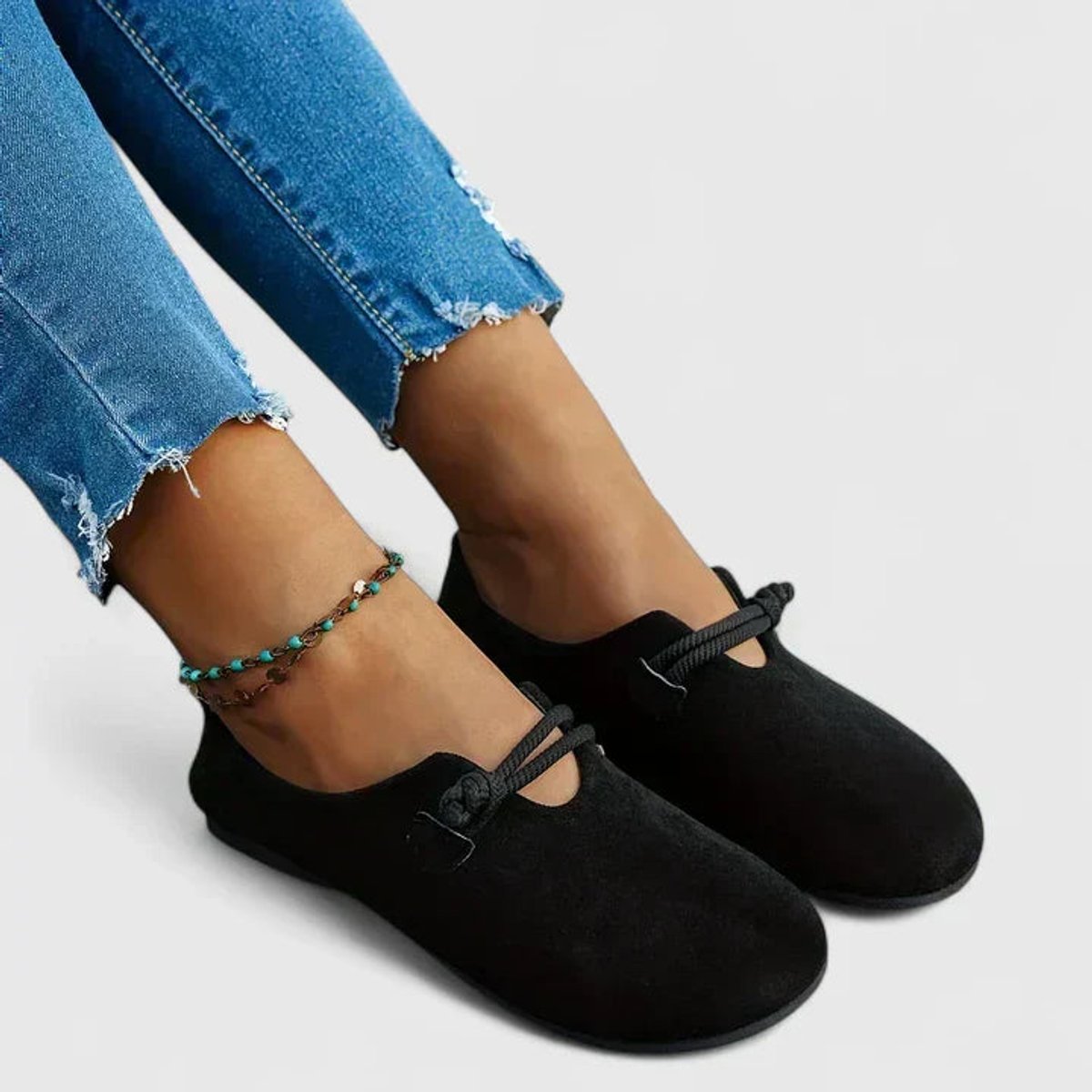 Nora Orthopedic Rope Slip-On Flats