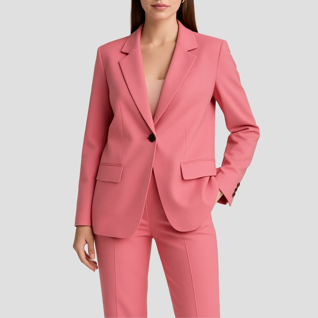 Luisa Tailored Two-Piece Blazer Pantsuit Set