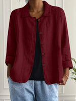 Hanna Lightweight Button-Front Jacket
