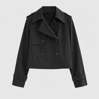 Dorney Vintage Cropped Trench
