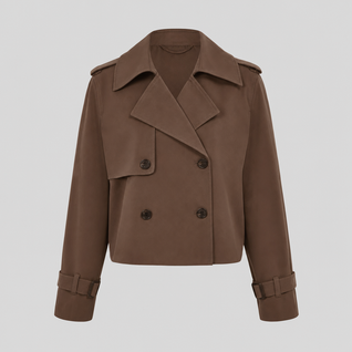 Dorney Vintage Cropped Trench