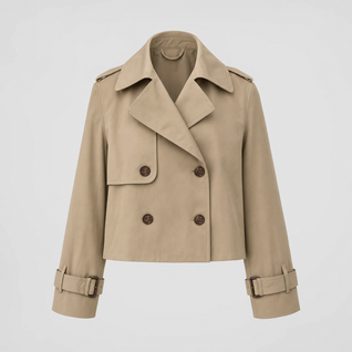 Dorney Vintage Cropped Trench