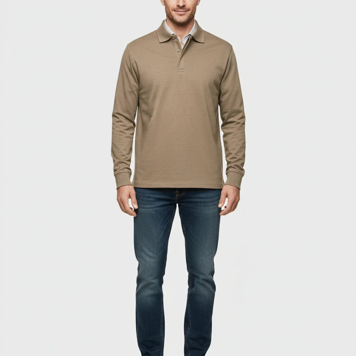 Bernd Classic Long-Sleeve Polo Shirt