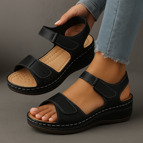 Nina | Sandals with Wedge Heel