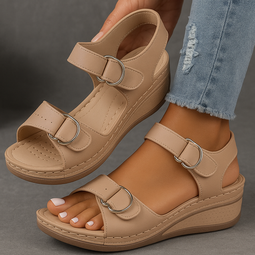 Nina | Sandals with Wedge Heel