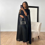 Martina Cape Maxi Wedding Guest Dress
