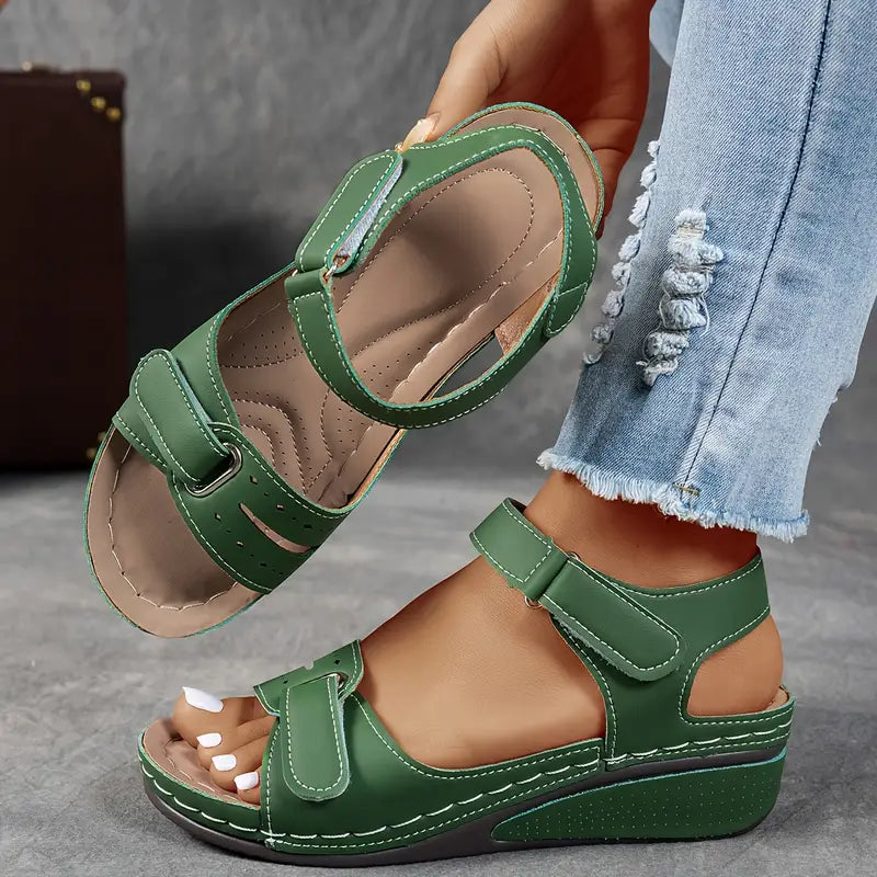 Laura Comfort Wedge Summer Sandals