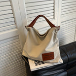 Amelie Roomy Canvas Tote Bag with Adjustable Strap
