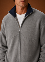 Men's Knit Cardigan - Full-Zip Sweater Jacket | Areleon