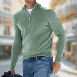 Felix Lightweight Quarter-Zip Knit Sweater