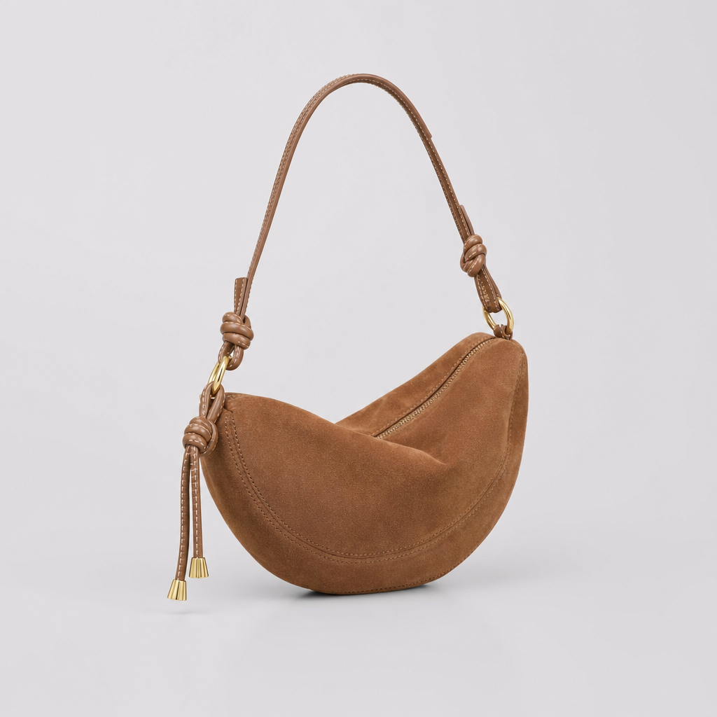 Ottershaw Suede Sling in coffee brown