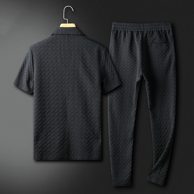 Blythe Cotton Waffle-Weave Lounge Set