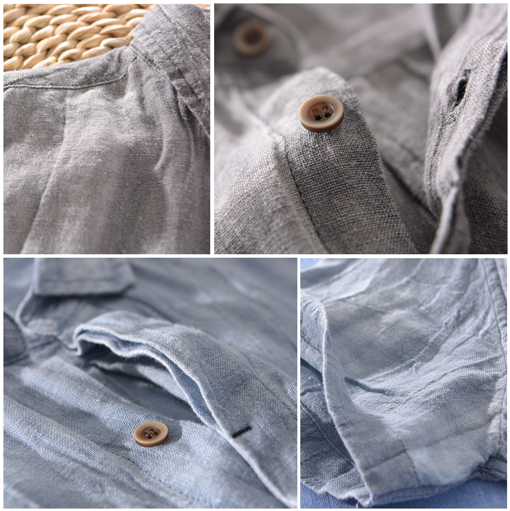 Benton Linen Short-Sleeve Shirt