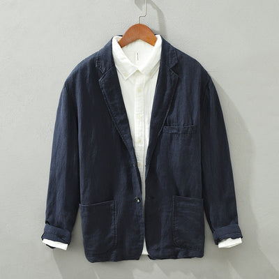 Tavira Breathable Linen Blazer — Lightweight, Fresh, All-Day Comfort