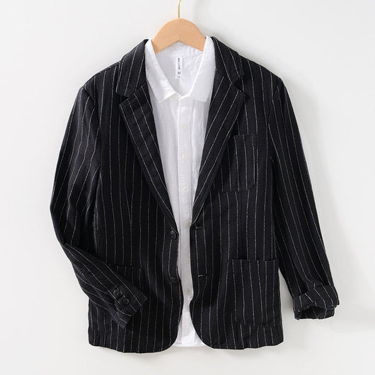 Caldera Relaxed-Fit Linen Blazer — Effortless Style, Breathable Comfort