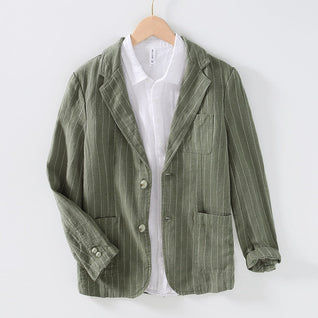 Caldera Relaxed-Fit Linen Blazer — Effortless Style, Breathable Comfort