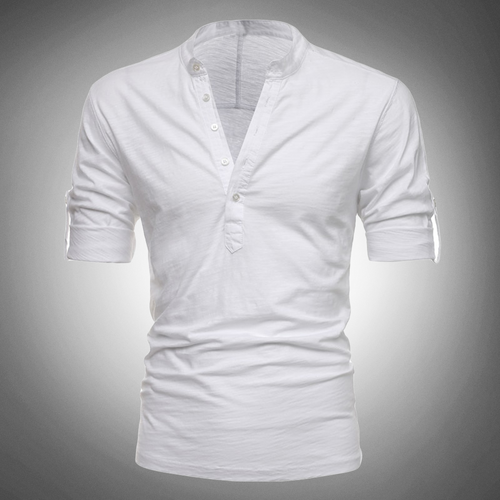 Marcello Slim-Fit Cotton Short-Sleeve Shirt — Modern, Breathable Comfort