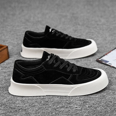 Hudson Canvas Lace-Up Sneakers - All-Day Comfort and Classic Style