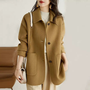 Harlow Oversized Wool-Blend Coat - Luxe, Cozy Warmth with Modern Silhouette