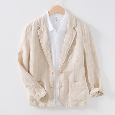 Caldera Relaxed-Fit Linen Blazer — Effortless Style, Breathable Comfort