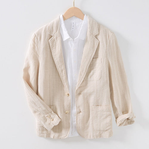 Caldera Relaxed-Fit Linen Blazer — Effortless Style, Breathable Comfort