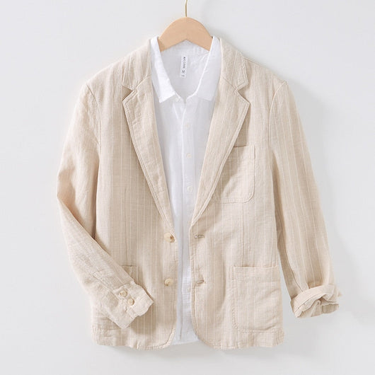 Caldera Relaxed-Fit Linen Blazer — Effortless Style, Breathable Comfort