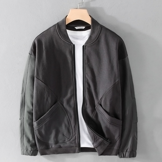 Bexley Lightweight Cotton Bomber Jacket – Sleek, Breathable Everyday Style