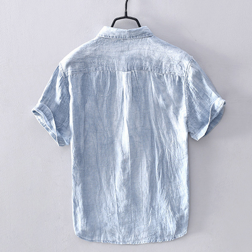 Benton Linen Short-Sleeve Shirt