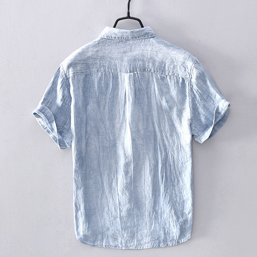 Benton Linen Short-Sleeve Shirt