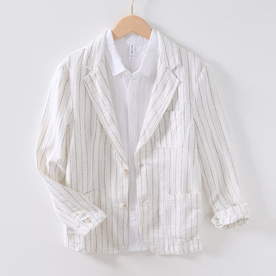 Caldera Relaxed-Fit Linen Blazer — Effortless Style, Breathable Comfort