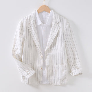Caldera Relaxed-Fit Linen Blazer — Effortless Style, Breathable Comfort