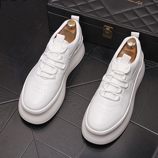 Caldera Split Leather Platform Sneaker - Elevate Your Everyday Look