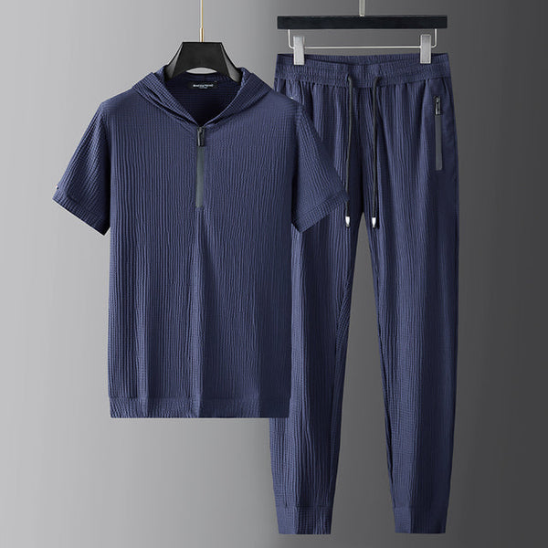 Hudson Rayon Athleisure Hoodie & Jogger Set