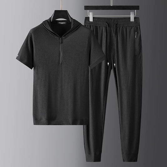 Hudson Rayon Athleisure Hoodie & Jogger Set