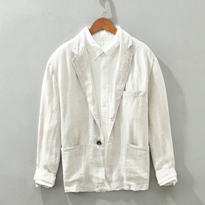 Tavira Breathable Linen Blazer — Lightweight, Fresh, All-Day Comfort